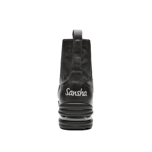 Boots Black Cow cuir Sansha